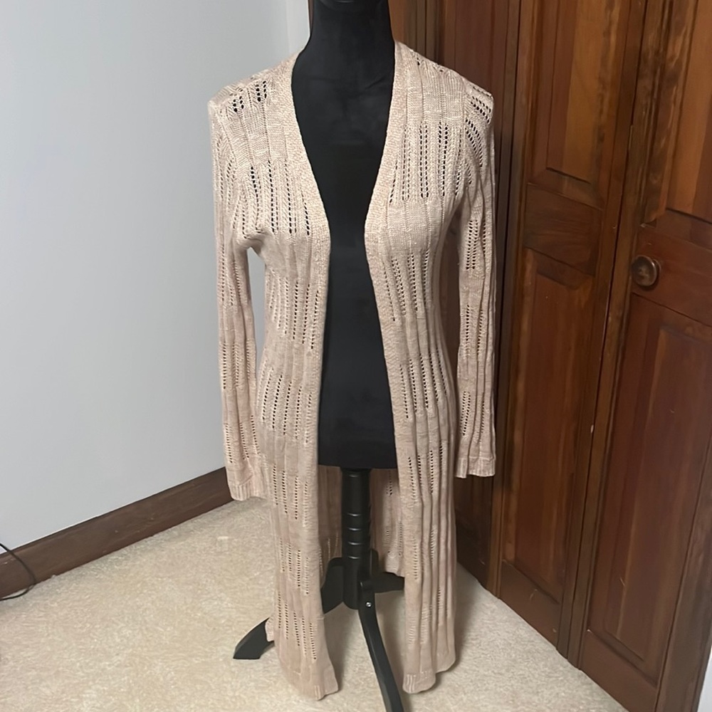 Large Tan Cardigan